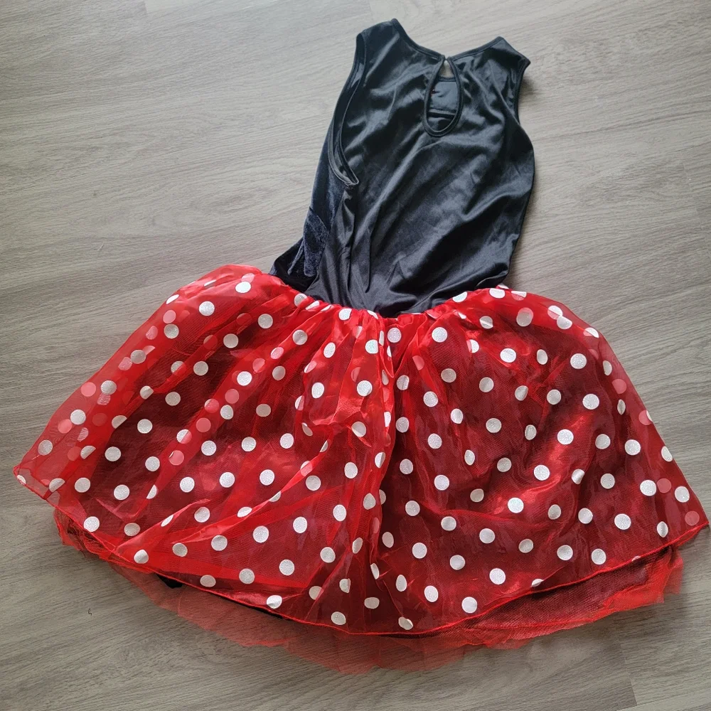 Disney Minnie mouse polka dots kids costume
